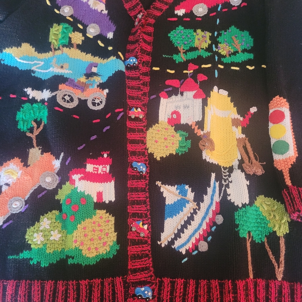 VINTAGE Storybook Knits Size L - Picture 8 of 8